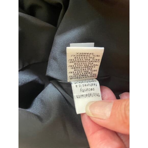 Diane Von Furstenberg Size 14 Strapless Corset Evening Cocktail Dress Black - Picture 9 of 9